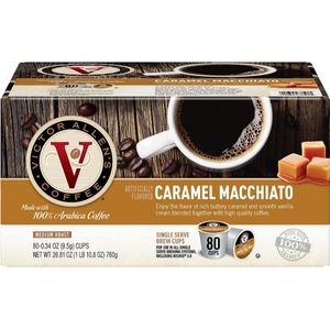 Caramel Macchiato Single Serve Brew Cups K-Cups Medium Roast Arabica Coffee